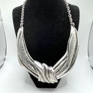 Simply Vera Vera Wang Oxidized Silver Tone Statement Necklace